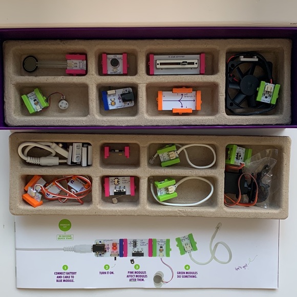 Little Bits Premium Kit 24 Bits Module Arduino STEM - Picture 4 of 7